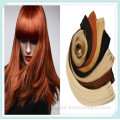 2014 human long red color hair extensions weave Brazilian hair , remy human wave hair weft golden/ brown/black color